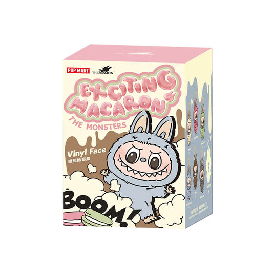 Pop Mart Labubu Tasty Macarons Monsters – Sealed Vinyl Blind Box Case x 1