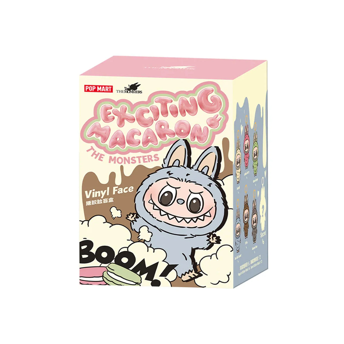 Pop Mart Labubu Tasty Macarons Monsters – Sealed Vinyl Blind Box Case x 1
