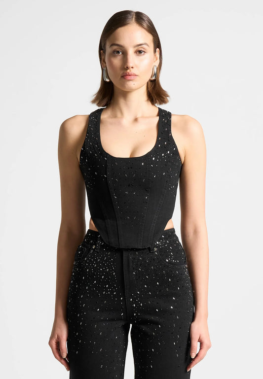 Stardust Denim Set - Black