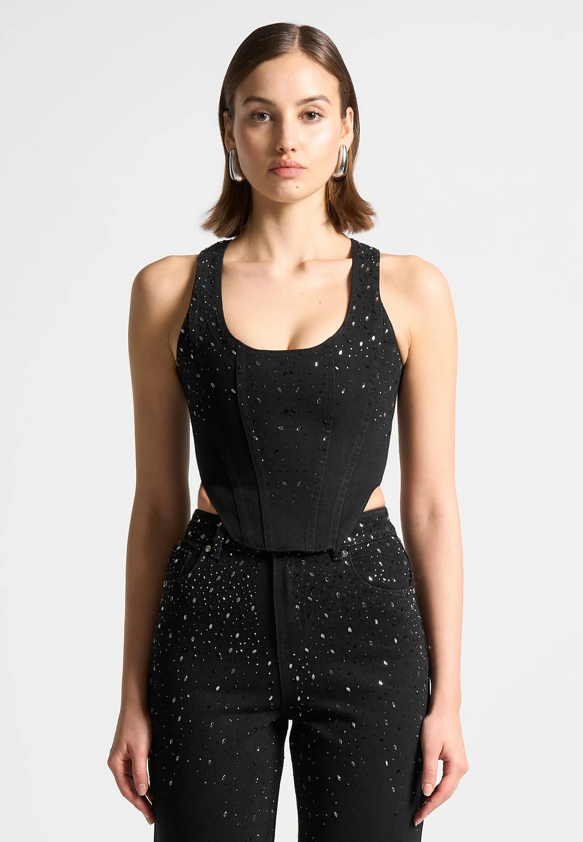Stardust Denim Corset