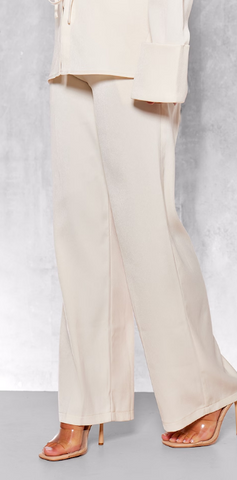 Premium Mid Rise Wide Leg Trousers