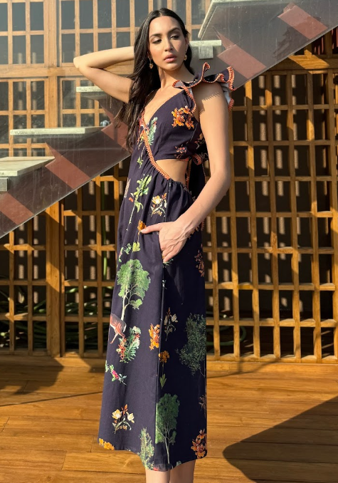 The Antibes Cut Out Dress