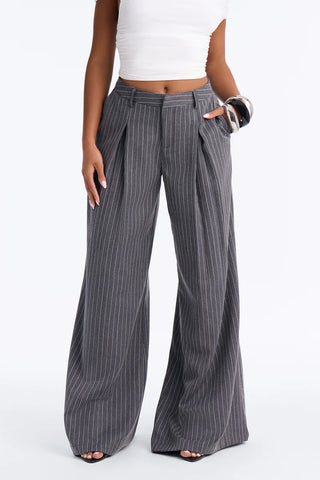 Melody Slouchy Low Rise Super Wide Leg Trouser