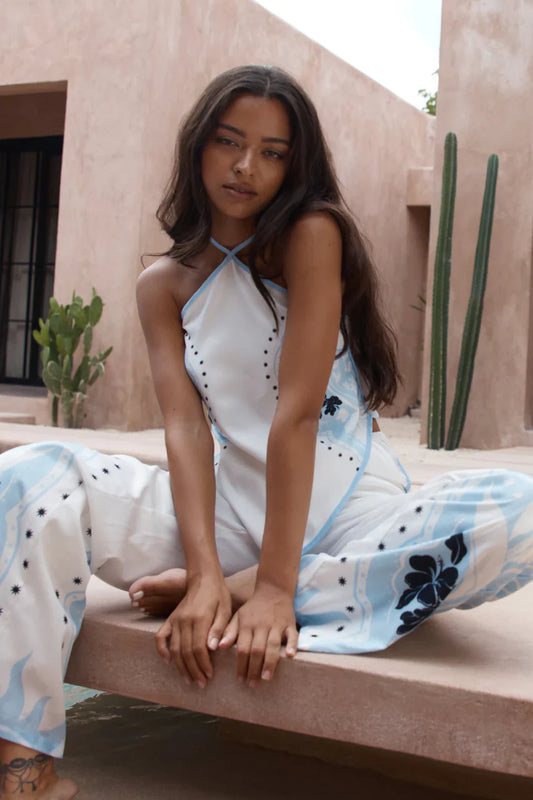 Western set - White/Blue