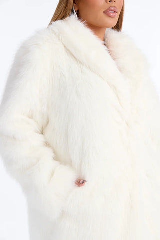 Dreamin' Big Faux Fur Coat