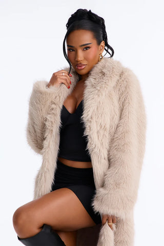 Dreamin' Big Faux Fur Coat
