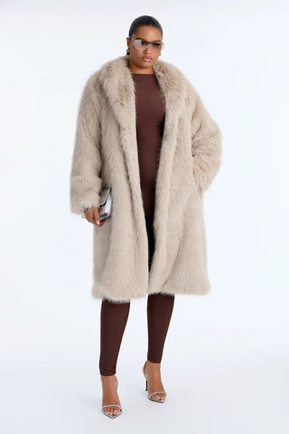 Dreamin' Big Faux Fur Coat