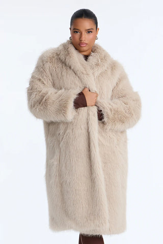Dreamin' Big Faux Fur Coat