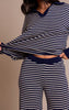 Petite Striped Knitted Trousers