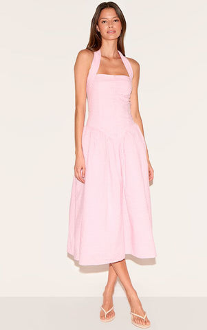 Sweet Stitch Halterneck Midaxi