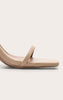 Square Toe High Block Heeled Sandals