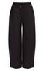 Woven Pleated Straight Leg Trousers