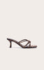 Scarlet Knot Square Mules