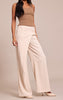 Tall Stone Woven Wrap Front Trousers