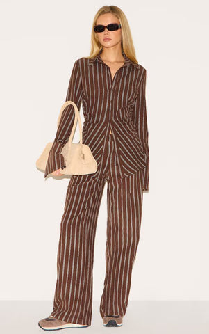 Cocoa Line Tailored Trousers