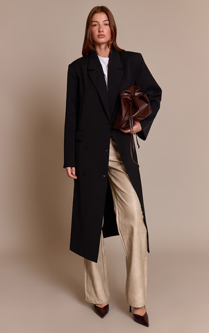 Maxi Tailored Double Breasted Jacket