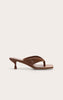 Toffee Touch Square Mules
