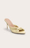 Twist Strap High Heeled Mules