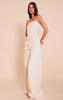 Woven Ruched Wide Leg Jumpsuit