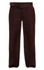 Petite Chocolate Belted Wide leg Trousers