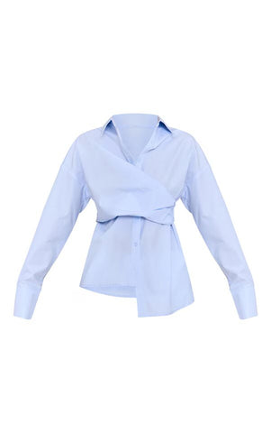 Blush Flow Drape Shirt