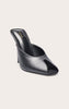 Peep Toe High Heeled Mules
