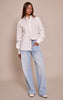 Navy Cotton Multi Button Cinched Shirt