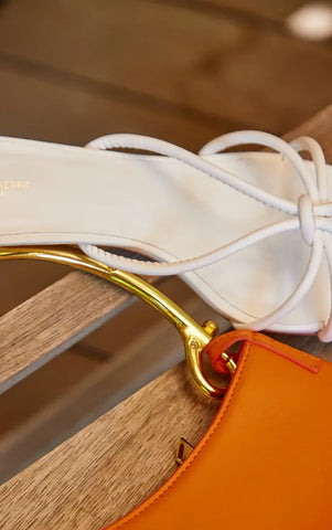 Pu Wide Fit Square Toe Knotted Heeled Mules