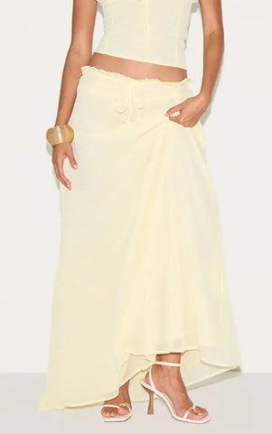 Chiffon Floaty Maxi Skirt