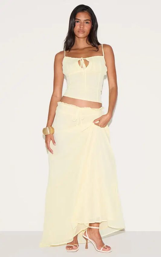 Chiffon Floaty Maxi Skirt