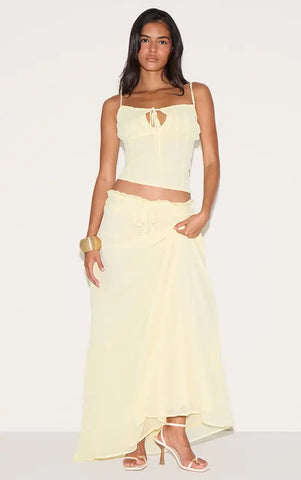 Chiffon Floaty Maxi Skirt