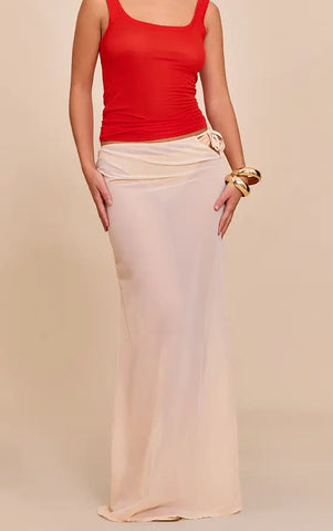 Savannah Sheer Zebra Maxi
