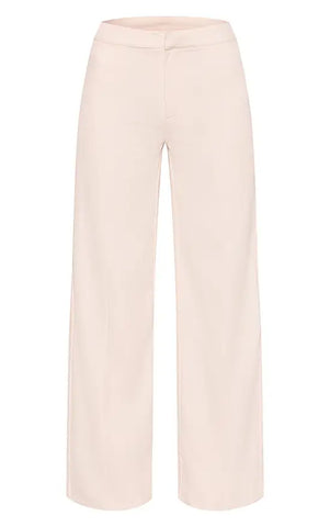 Tailored Woven Shoulder Cape Top and Trousers