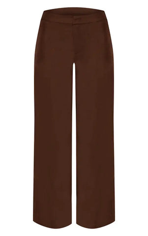 Tailored Woven Shoulder Cape Top and Trousers
