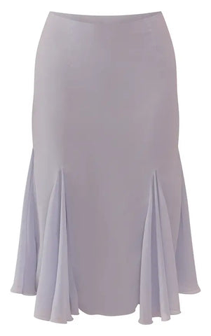 Chiffon Godet Midi Skirt