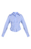 Pleated Cinched Waist Shirt