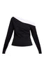 Petite Double Layer Asymmetric Detail Top