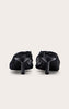 Black Mesh Court Mules