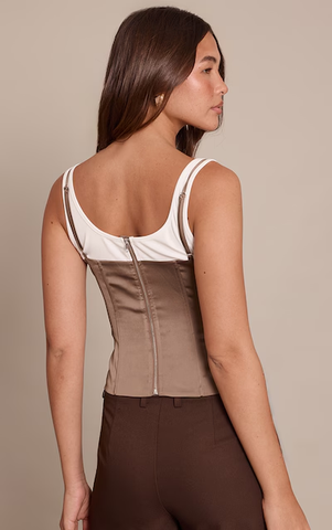 Mocha Double Layer Corset