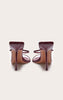 Croc Faux Leather High Heels