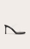 Crystal Noir Square Mules