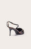 Tortoishell Point Toe Buckle Detail Low Heel Courts