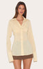 Midnight Chiffon Fitted Shirt