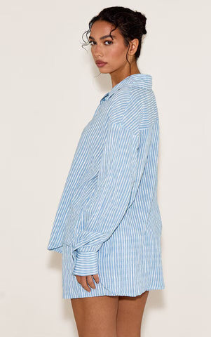 Coastal Stripe Linen Shirt
