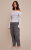 Petite Double Layer Asymmetric Detail Top