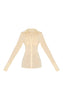 Midnight Chiffon Fitted Shirt