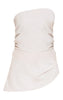 Woven Ruched Wide Leg Jumpsuit
