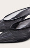 Black Mesh Court Mules