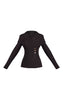 Woven Cinched Waist Blazer