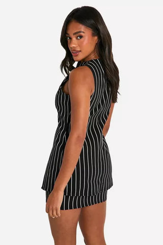 Lydia Super Stretch Pinstripe Set